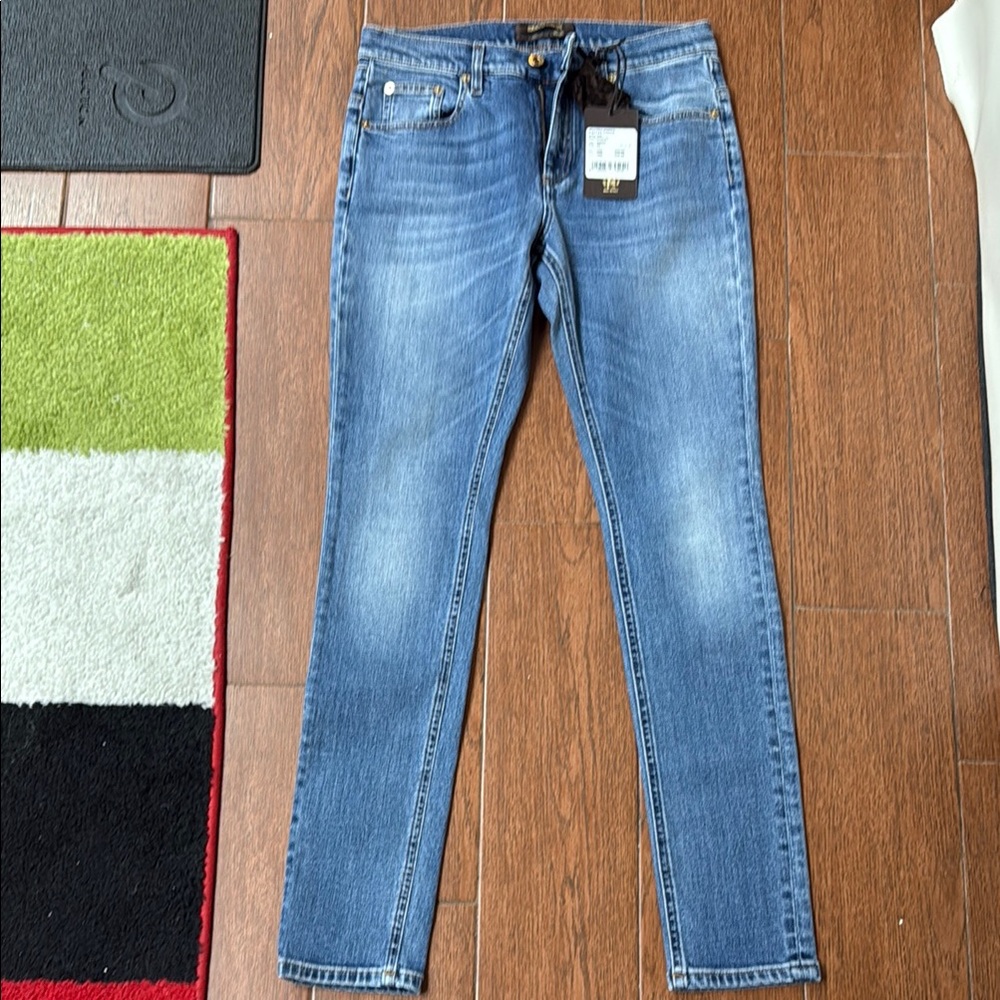Roberto Cavalli Light Blue Skinny Jeans